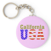 California USA! Keychains