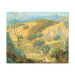 California Valley Farm Maurice Braun Fine Art Canvas Print