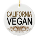California Vegan zazzle_ornament