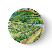 California Vineyard Button by donnabellas California Vineyard Button