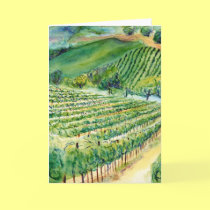 California Vineyard Card cards