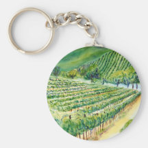 California Vineyard Keychain
