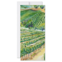 California Vineyard Rack Card