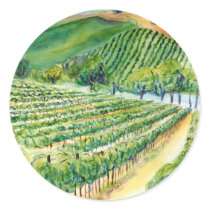 California Vineyard Sticker by donnabellas California Vineyard Sticker