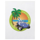 California Volks Dune Buggy with Palms Custom Flyer