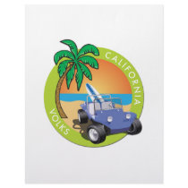 California Volks Dune Buggy with Palms letterhead by frengi California Volks Dune Buggy with Palms letterhead