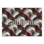 California Waving Flag Cards