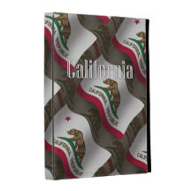 California Waving Flag iPad Folio Cases