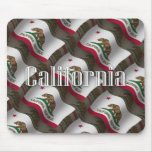 California Waving Flag Mousepad