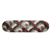 California Waving Flag Skate Board Deck