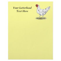 California White Hen Letterhead