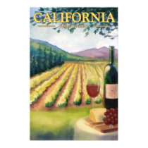 California Wine Country - Vintage Travel Poster posters by LanternPress California Wine Country - Vintage Travel Poster posters