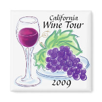 California Wine Tour 2009 magnets by dinijaz California Wine Tour 2009 magnets