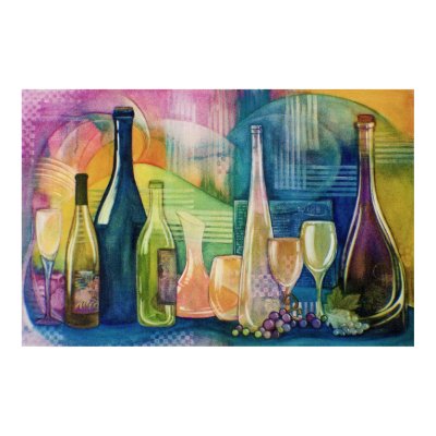 California Wines Poster by LaureFCarlisle