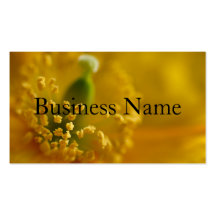 Californian Poppy  Business Card