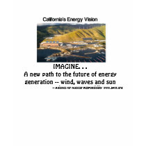 California's Energy Vision, IMAGINE. . .A new p... t-shirts