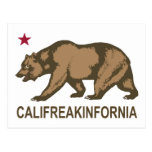 Califreakinfornia Post Card