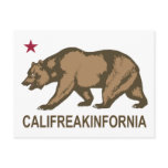 Califreakinfornia Post Card