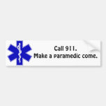 Call 911 bumper sticker
