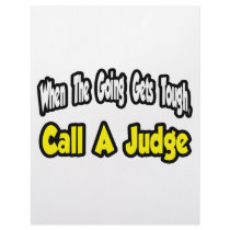 Call a Judge Letterhead