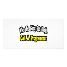 Call a Programmer Picture Card
