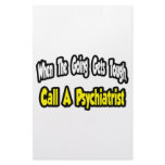 Call a Psychiatrist Customized Stationery