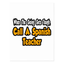 Call a Spanish Teacher postcards