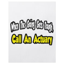 Call an Actuary Flyer Design