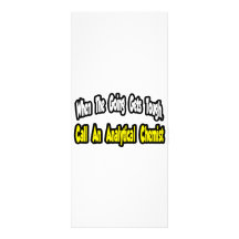 Call an Analytical Chemist Rack Card Template