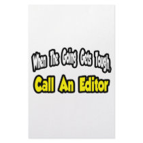 Call an Editor Stationery Paper