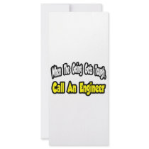 Call an Engineer rack cards