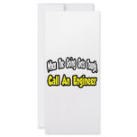 Call an Engineer Custom Rack Cards