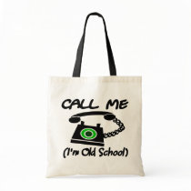 Call Me, I'm Old School With Retro Telephone bags