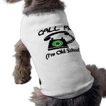 Call Me, I'm Old School With Retro Telephone pet clothing