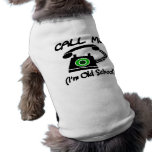 Call Me, I'm Old School With Retro Telephone Doggie T-shirt