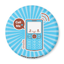 Call Me Magnet (more styles) by pandapad Call Me Magnet (more styles)