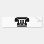 Call Me Tshirt Bumper Stickers