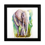 Call of the Wild Elephant Keepsake Box