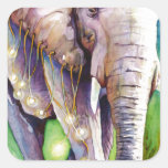 Call of the Wild Elephant Square Sticker