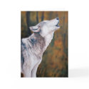 "Call of the Wild" Wolf Art Notecard by CharlottesWebArt "Call of the Wild" Wolf Art Notecard