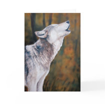 "Call of the Wild" Wolf Art Notecard by CharlottesWebArt "Call of the Wild" Wolf Art Notecard