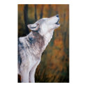 "Call of the Wild" Wolf Art Reproduction Print by CharlottesWebArt "Call of the Wild" Wolf Art Reproduction Print