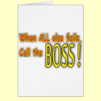 Call the Boss cards