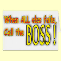 Call the Boss cards