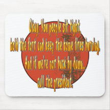 Call the president. mouse pad