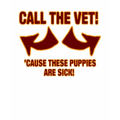 Call The Vet ! &#39;Cause These Puppies Are Sick! Tshirt by. Nice guns!