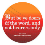 Call to Action James 1-22 stickers