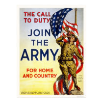 Call to Duty - Join the Army for Home and Country posters by lc_wpa Call to Duty - Join the Army for Home and Country posters