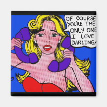 Call Waiting, Comic Art products Magnets