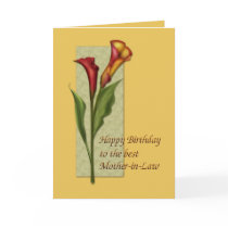 Calla Birthday cards
